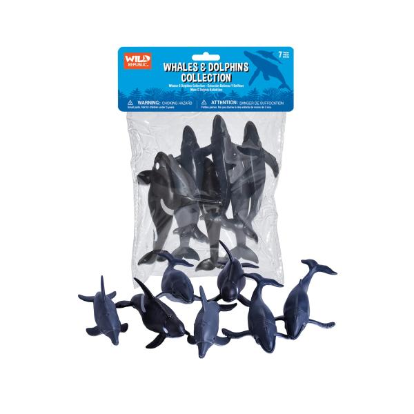 【並行輸入品】Wild Republic Polybag Whales and Dolphins Wild Republic 83783 Pol