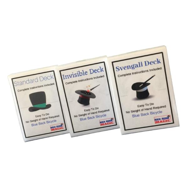 【並行輸入品】Masters Bicycle Combo: Invisible, Svengali and a Standard Deck Bl
