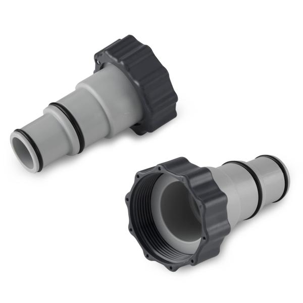【並行輸入品】Intex 交換用ホースアダプターA ねじ込み接続ポンプ用カラー付き (ペア) Intex Replacement Hose Ad