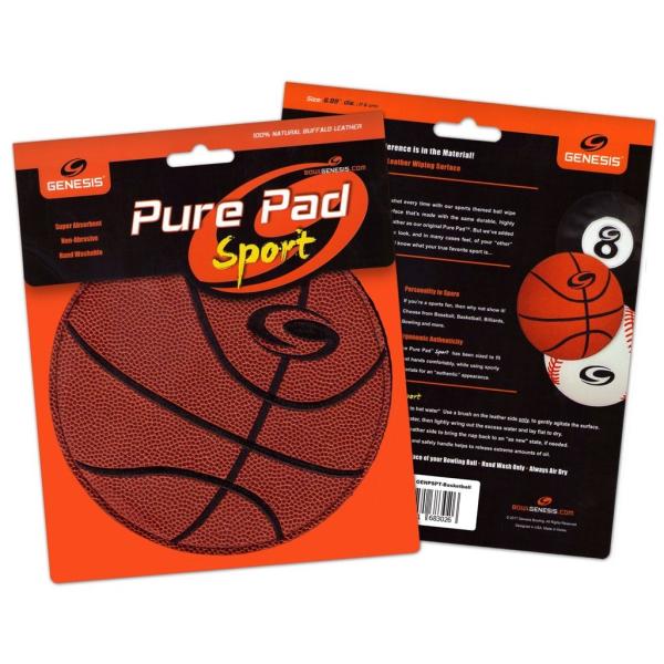 【並行輸入品】Genesis Pure Pad Sport Bowling Ball Wipe Pad  Basketball Theme Ge