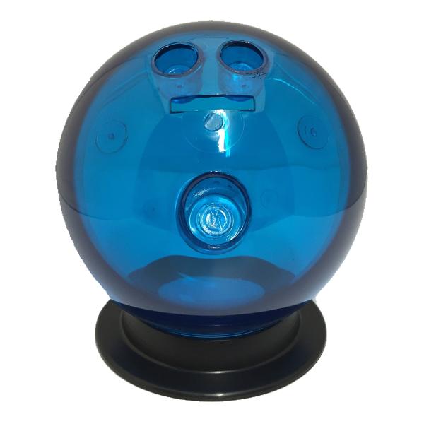 【並行輸入品】ボーリングボールコインバンク スタンド付き L ブルー Large Bowling Ball Bank with Stand (B