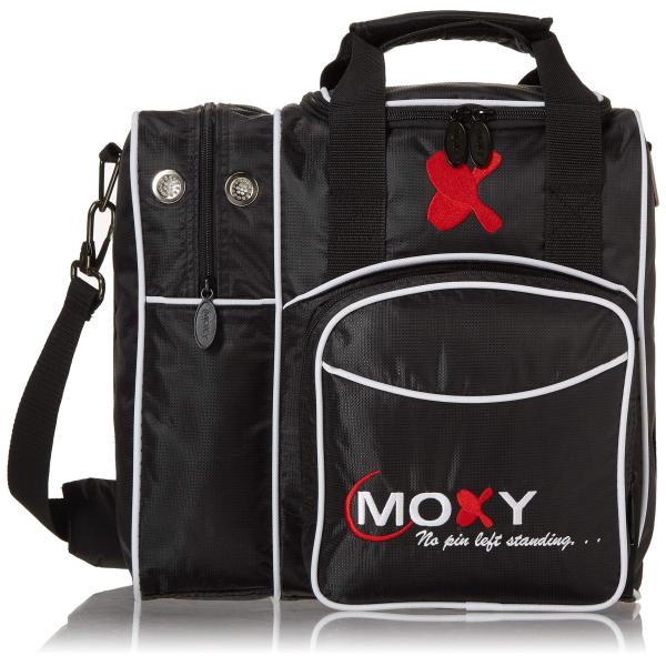 【並行輸入品】Moxy Duckpin デラックストートボーリングバッグ   ブラック Moxy Duckpin Deluxe Tote Bow