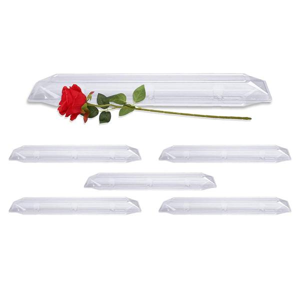 【並行輸入品】Curtis Wagner Plastics Corp. フローラルボックス ペアレント Small Single Rose Bo