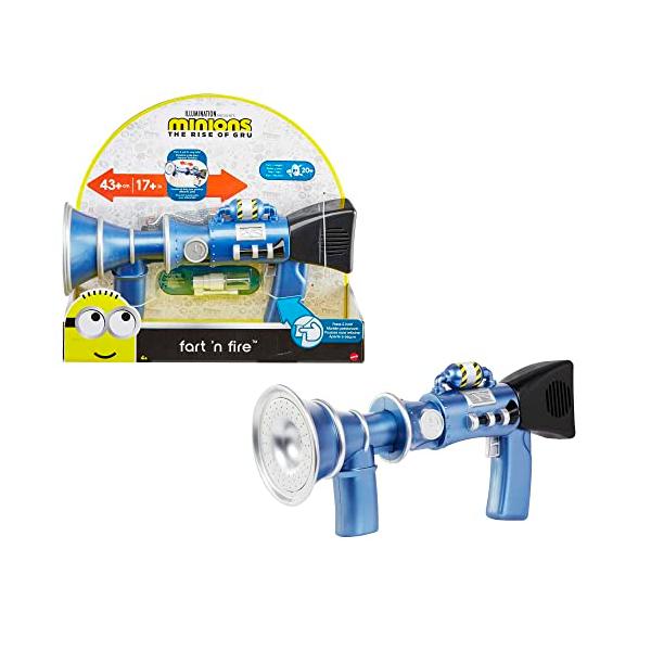 【並行輸入品】?Minions: The Rise of Gru Fart ‘N Fire Super Size Blaster with 20