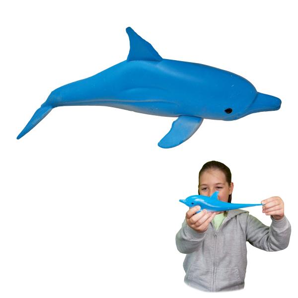 【並行輸入品】Rep Pals   Dolphin, Stretchy Toy from Deluxebase. Super stretchy