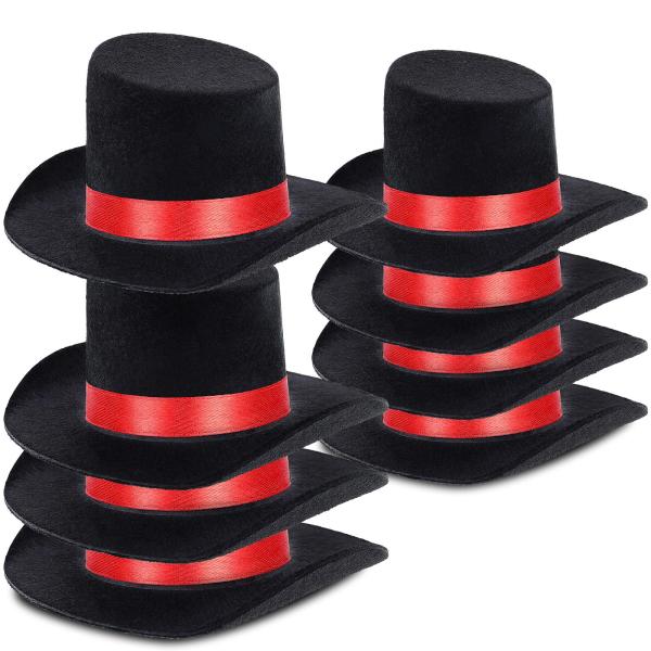 8ピースミニトップハットで楽しむクリスマスクラフト