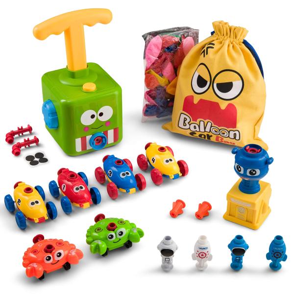 並行輸入品】KIDDEO バルーンランチャーおもちゃセット 71個 グリーン