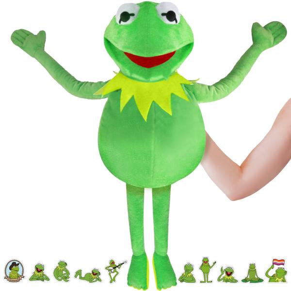 【並行輸入品】Kermit Frog Puppet, The Muppet Show, Soft Hand Frog Stuffed Plus
