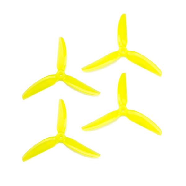 商品名:  HQProp Freestyle DP 5X4.3X3V2S Propeller (Set of 4) - 5" - Yellowブランド: HQProp商品サイズ: 5"重量: 18g商品番号: 色: Yellow素材: PC...