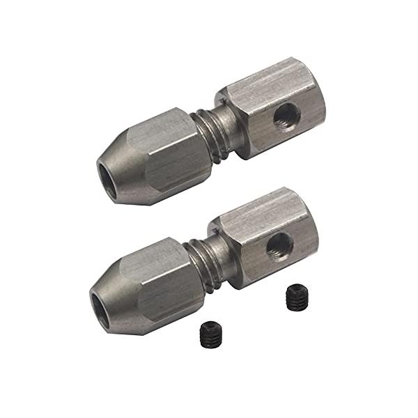 商品名: Vgoohobby CNC ステンレススチール RC フレックス コレットカプラー フレキシブルカップリングモーターシャフトロッカー DIY RCボート 潜水艦用 (4mmから4mm) 2個パック 2Pack Vgoohobby ...