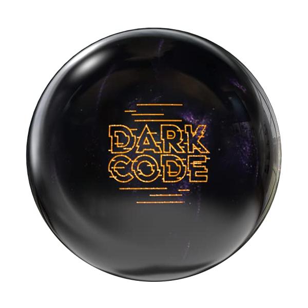 ダークコード 15ポンド 並行輸入品】Storm ダークコード ボウリングボール 黒曜石 15