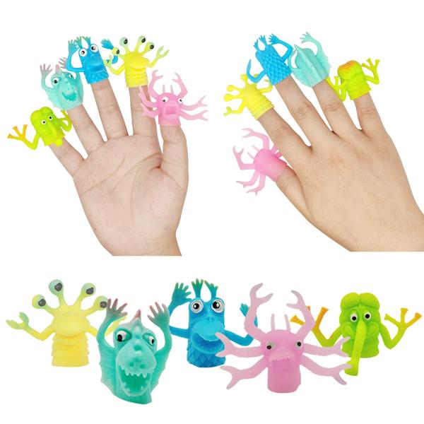 【並行輸入品】TIBDALA Monster Finger Puppets, Fun Little Finger Monsters Soft