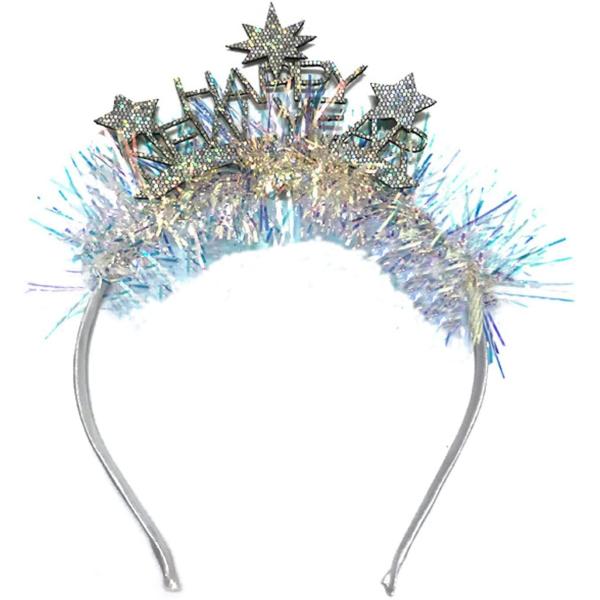【並行輸入品】AVMBC Happy New Year ヘッドバンド ティアラ 点滅ヘッドバンド クリスマス 新年 パーティー デコレーション用