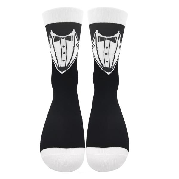 【並行輸入品】[HBITT] YELAIVP Men's Groom Socks Groomsmen Dress Socks Best Man