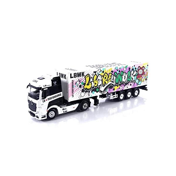 並行輸入品】MINI GT 1/64 メルセデス ベンツ アクトロス 40ftコンテナ