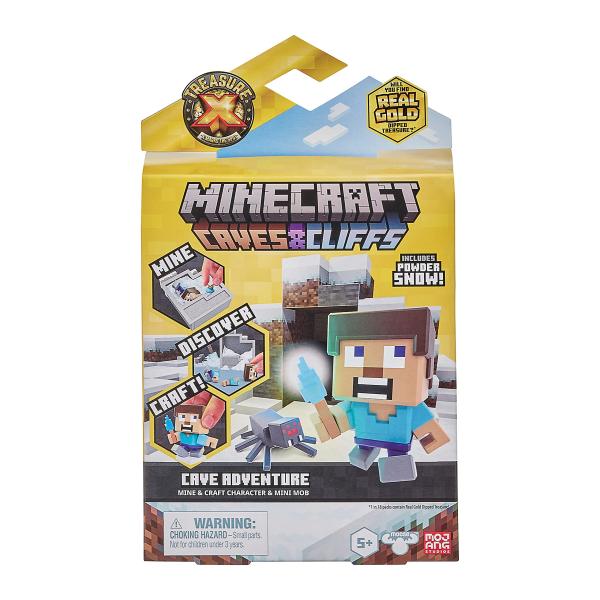 【並行輸入品】Treasure X Minecraft Caves &amp; Cliffs Cave Adventure Pack. Mine, D