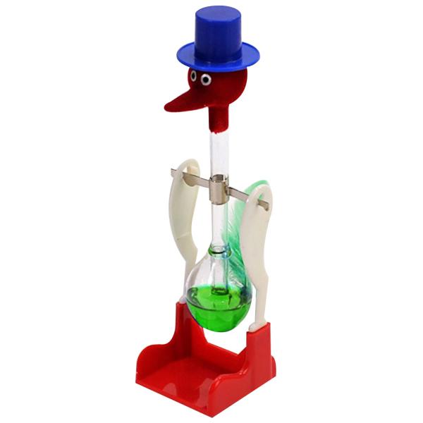 【並行輸入品】Creative Non Stop Liquid Drinking Glass Lucky Bird Duck Bobbing