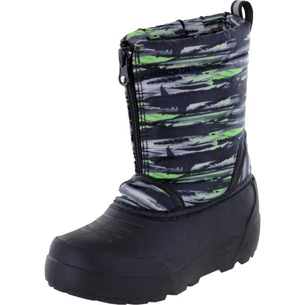【並行輸入品】Northside Kid's Icicle Snow Boot, Black Green 9 M US Toddler
