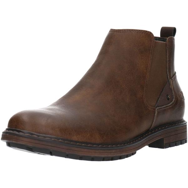 【並行輸入品】BULLBOXER B 52 Leo Men's Chelsea Boot, Dark Brown, 10 D(M) US