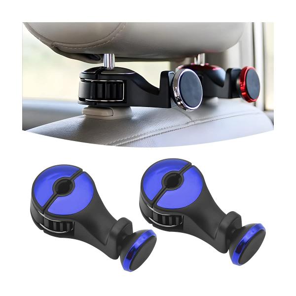 【並行輸入品】AICEL 車用ヘッドレスト電話マウント 後部座席マグネット電話ホルダー 後部座席ヘッドレストストレージフック 自動フックハンガー