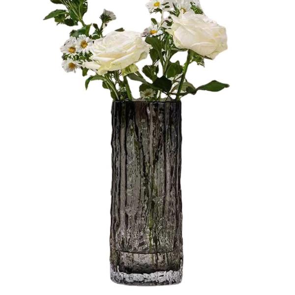 並行輸入品】NFNSIG クリアクリスタル花瓶 花用 12インチ ヨーロピアン