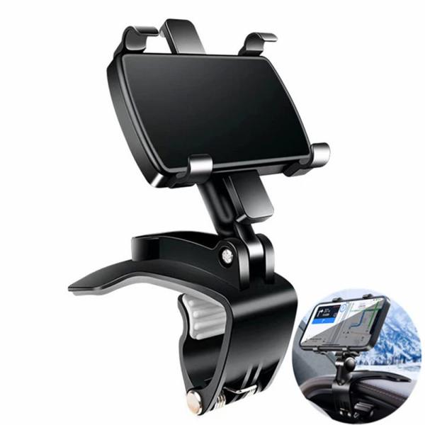 【並行輸入品】RIWPKFH 車用携帯電話ホルダー 360 車載ダッシュボードマウントホルダー 車のバックミラーサポート サンバイザー ナビゲー