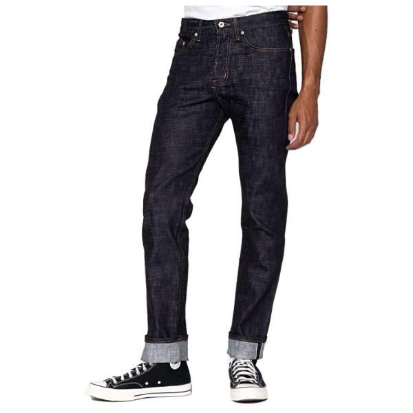 【並行輸入品】Naked & Famous Denim Men's Weird Guy Slub Stretch Selvedge, Indi