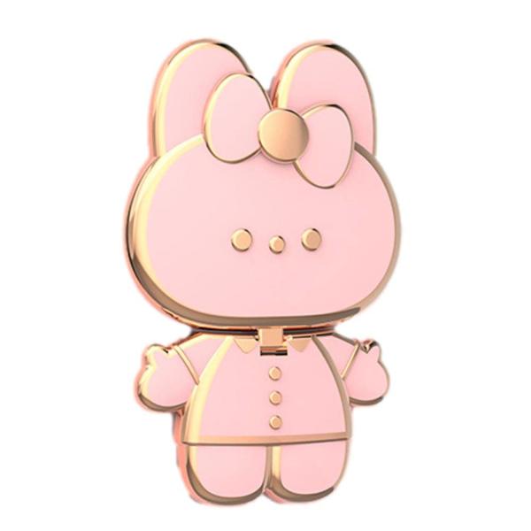 【並行輸入品】TPALPKT Cute Bunny Hidden Phone Stand 3D Mirror Rabbit Phone Bra