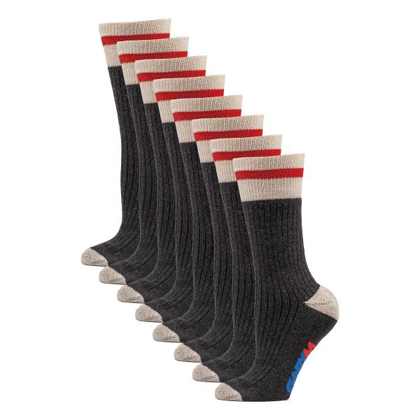 【並行輸入品】GaryM Women's Heritage Stripe Classic Hiking Work Boot Camp Sock