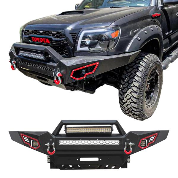 並行輸入品】IIIREENO フロントバンパー 2005 2015 トヨタ タコマ (第2