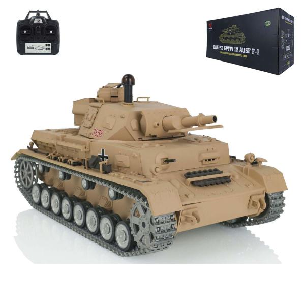 商品名:  Heng Long Infrared Combat RC Tank 1/16 7.0 Customized Panzer Iv F RTR RC Tank 3858 Metal Tracks Wheels 360° Rotati...