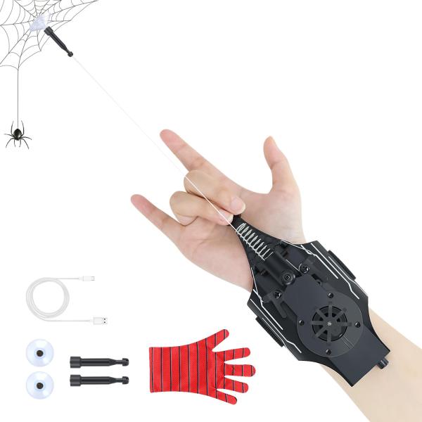 【並行輸入品】スパイダーウェブシューター リアル クールなガジェット ウェブランチャー ストリングシューター おもちゃ スーパーヒーローロールプ