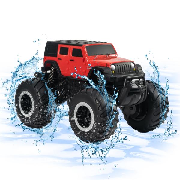 【並行輸入品】Carox Remote Control Amphibious Car Toys for Boys 360°Spin Off R