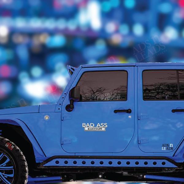 【並行輸入品】Car Bad Ass Edition Emblem, 3D Fender Badge Decal Car Sticker wi