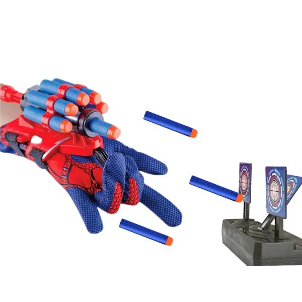 【並行輸入品】ウェブシューター 子供用 スパイダーグローブ ランチャー スパイダー スーパーヒーロー おもちゃ クールな子供用おもちゃ 4 12