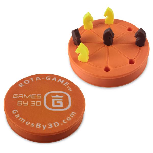 【並行輸入品】3D ROTAゲームによるゲーム | 結ぶことのない三目並べ | すべてのラウンドで勝者 | 古代ローマ戦略ゲーム | ポータブル