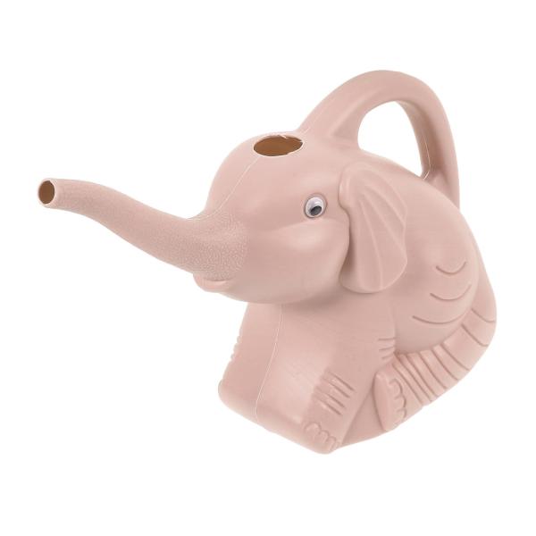 【並行輸入品】 TINEASUR 2Pcs Elephant Shaped Watering Can with Long Spout Pink