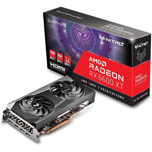 Sapphire NITRO+ Radeon RX 6600 XT GAMING OC 8G グラフィックス