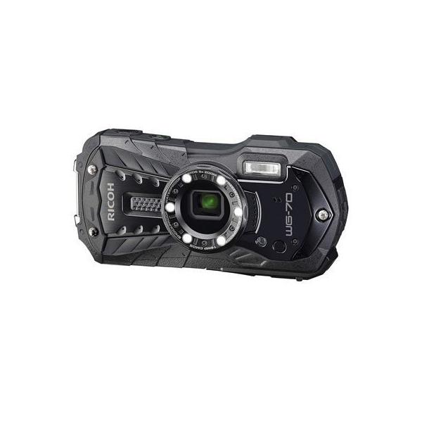 RICOH WG-70 ブラック リコー本格防水デジタルカメラ 14m防水 (連続2