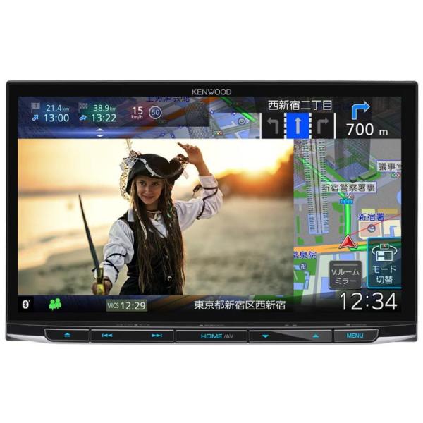 彩速ナビ ケンウッド(KENWOOD) カーナビ 彩速高精細HDパネル 8インチ