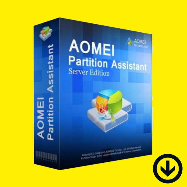 本製品は「AOMEI Partition Assistant Server Edition 8.5（旧製品）」のダウンロード版となります。１ライセンスに付き、１台のパソコンで永続的な利用が可能です。対応OS：Windows 10 / 8.1...