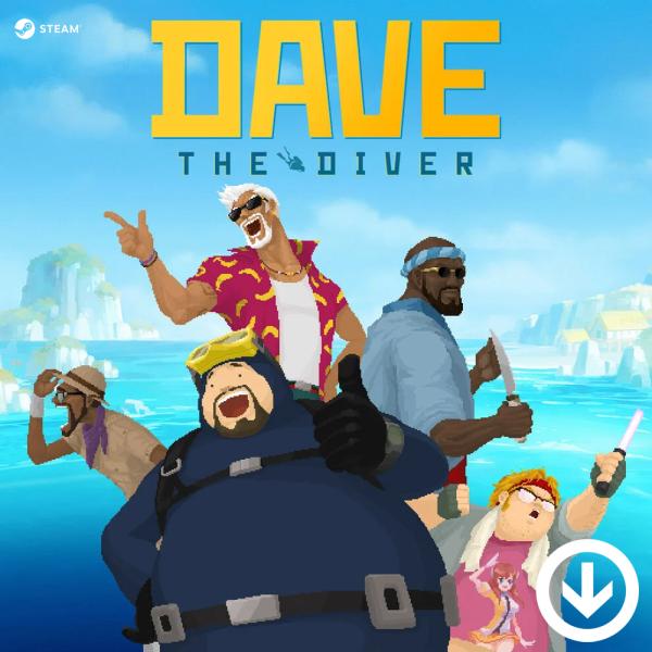 本製品は『デイヴ・ザ・ダイバー (Dave The Diver)』の PC版 Steamコードとなります。日本語対応の製品となります。＜プロダクトキーの認証方法＞本製品はご購入完了後のご案内手順に従い、STEAMクライアント (https:...