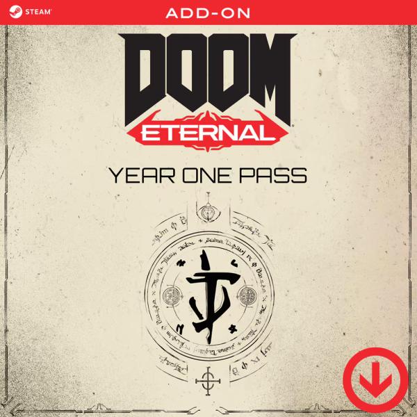 本製品は「DOOM Eternal（ドゥーム エターナル）Year One Pass」DLC の PC版 STEAMコード となります。注：このDLCをプレイするには、ベースとなるゲーム「Doom Eternal」がお客様のSteamアカウ...