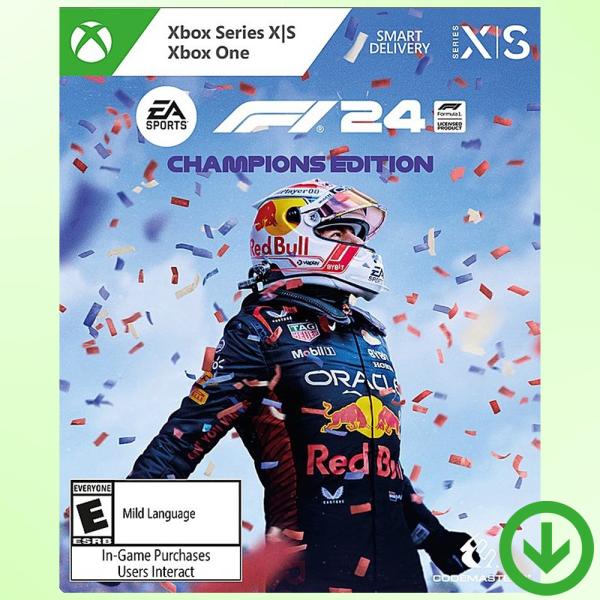 本製品は「F1 24 チャンピオンエディション」のオンラインコード版となります。Xbox One, Xbox Series X|S に対応。＜プロダクトキーの認証方法＞1: https://redeem.microsoft.com/ にアク...