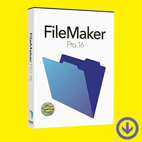 FileMaker Pro 16【ダウンロード版】永続ライセンス Mac・Windows対応 / 日本語版 クラリス・ジャパン