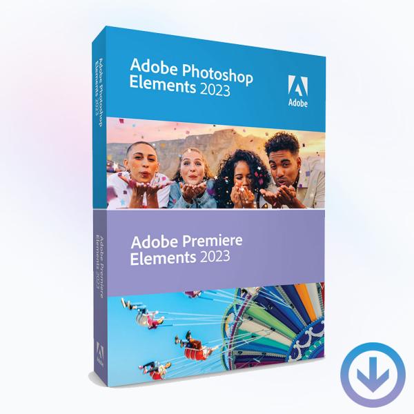 本製品はアドビ最新版「Photoshop Elements 2023 &amp; Premiere Elements 2023」のダウンロード版となります。日本語版の通常版で、1ライセンスにつき1台のデバイスで、永続的に利用可能です。Win...