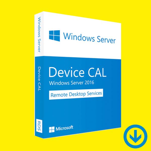 Windows Server 2016 リモートデスクトップサービス デバイス CAL 日本語版 [ダウンロード版] / 10デバイス分