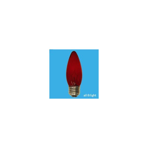 旭光電機工業 アサヒ 耐熱透明カラーシャンデリア球 E26口金 40W