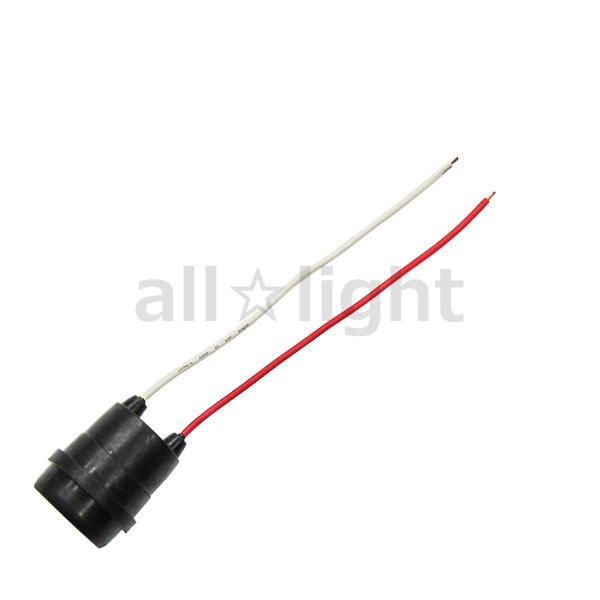 アサヒ　ゴム線付防水ソケット　Ｅ２６口金用　黒　ES26-04