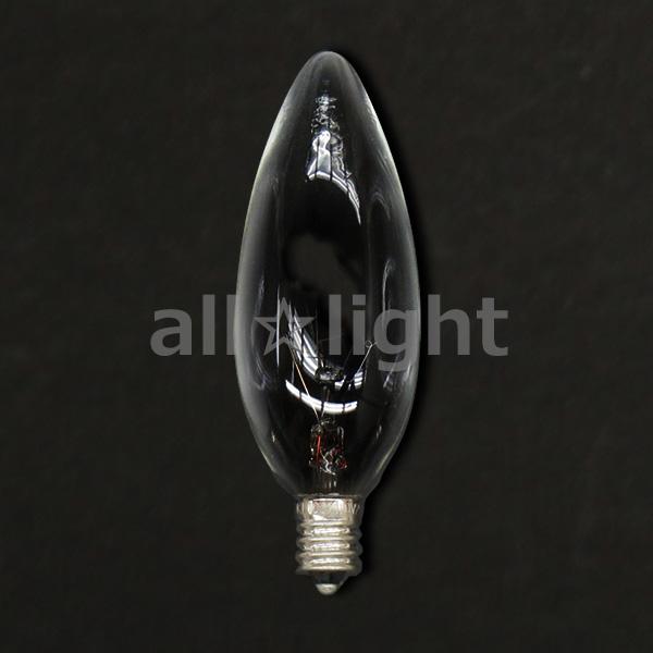 アサヒ　シャンデリア電球　Ｅ１２口金　クリヤー　２５Ｗ　C32 E12 100/110V-25W(C)